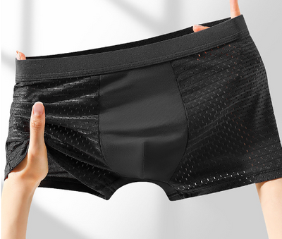 Calzoncillos Holgados de Malla Ice Silk para Hombre - Image 11