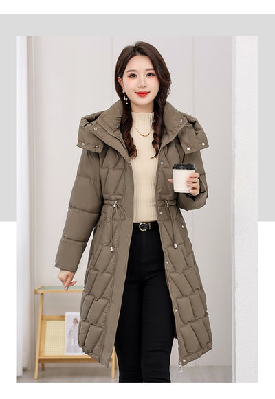 Abrigo Acolchado Slim Fit Talla Grande para Mujer - Invierno - Image 32