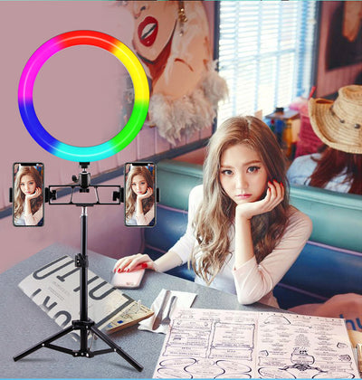 Trípode Portátil para Selfies y Transmisiones en Vivo Compatible con iPhone y Android - Image 5