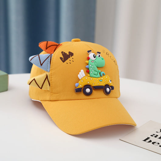 Gorra de Béisbol Infantil Estilo Coreano con Bordado de Dinosaurio y Auto - Image 9