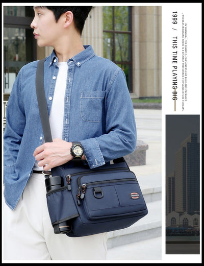 Bolsa Mensajera Casual de Gran Capacidad para Hombre - Image 21