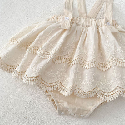 Falda Pantalón con Tirantes de Encaje para Mujer - Image 24