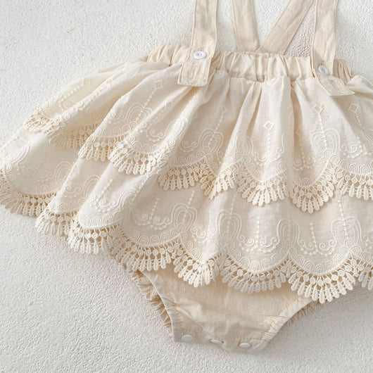 Falda Pantalón con Tirantes de Encaje para Mujer - Image 24