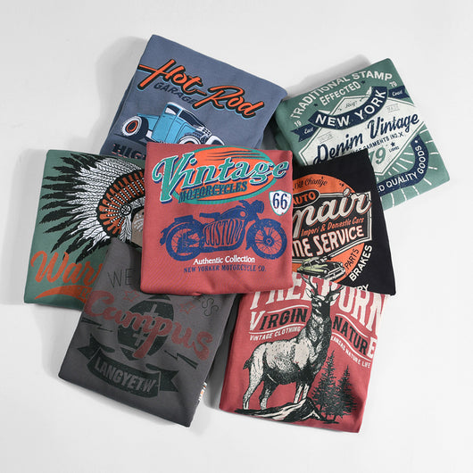 Sudadera Oversize de Algodón con Estampado Vintage - Image 9
