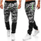 Pantalones Slim Fit Camuflado con Cordones para Hombre