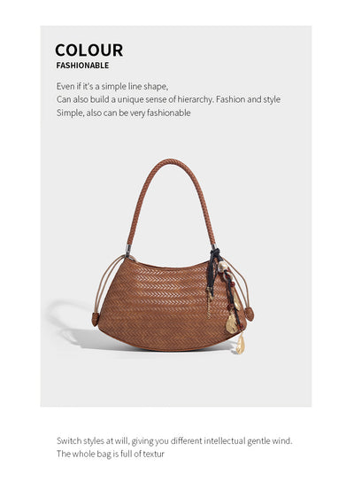 Bolso Tejido Axilar Commuter - Cartera Versátil de Hombro - Image 31