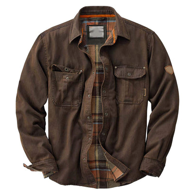 Chaqueta Acolchada con Cuello Mao para Hombre - Image 9