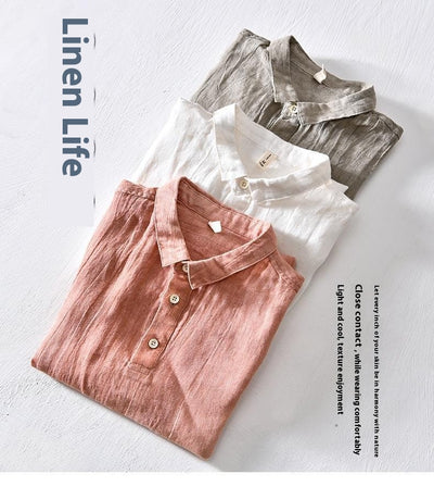 Camiseta Casual Hombre Tejido Ligero Transpirable - Image 10