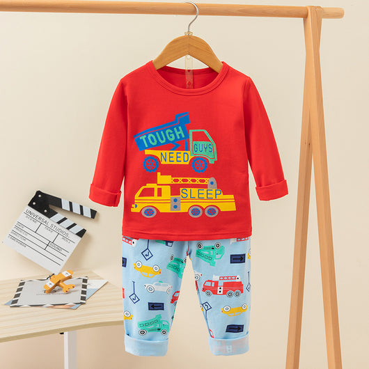Pijama Infantil Estampado con Diseños Divertidos - Conjunto Cómodo para Casa - Image 14