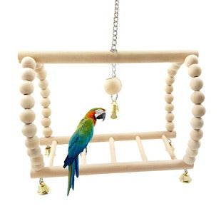 Hamaca para Pájaros con Columpio Creativo, Escalera y Juguetes de Enriquecimiento - Image 4