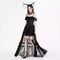 Vestido Gótico Romántico de Encaje Elegante Retro