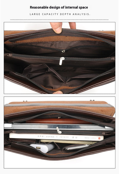 Maletín Ejecutivo Crossbody para Hombre - Bolsa de Negocios Premium - Image 10