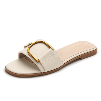 Sandalias Planas de Playa para Mujer - Chanclas de Moda Estilo Net - Image 4
