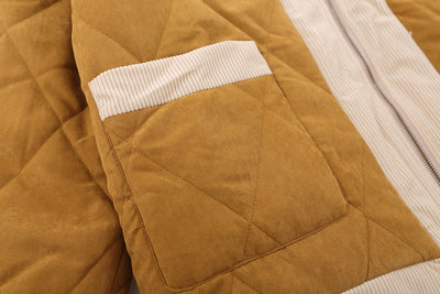 Abrigo Térmico Acolchado Hombre Estilo Retro Solapas Anchas - Image 8
