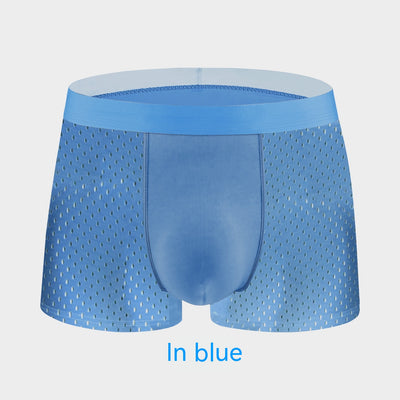 Bóxers de Malla Translúcida y Seda de Hielo para Hombre - Image 14