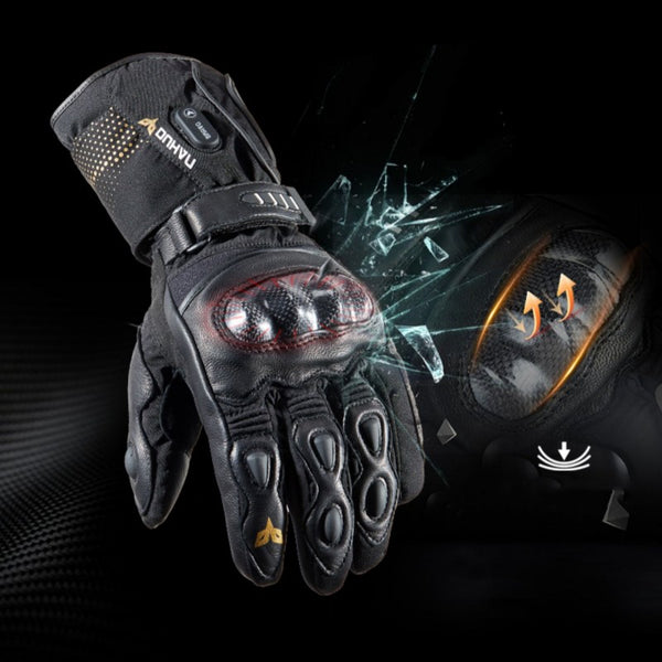 Guantes Calefactables para Motociclista - Impermeables y Térmicos