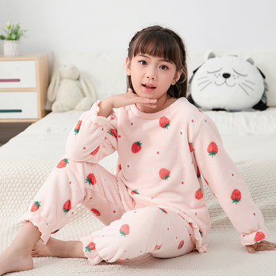 Pijama Infantil Otoño Invierno Cuello Redondo con Diseños Animados - Image 14