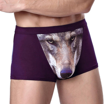 Bóxer para Hombre con Diseño de Lobo de Cuatro Cuernos - Image 14