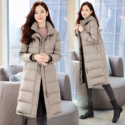 Chaqueta de Plumón de Ganso Blanco para Mujer - Image 2