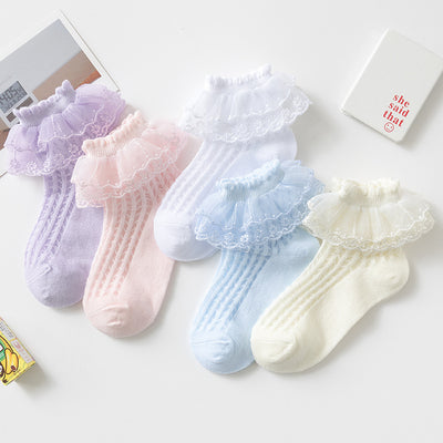 Calcetines Finos de Encaje para Niñas - Colección Verano - Image 14