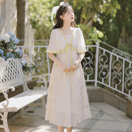 Vestido Hanfu Hada del Bosque para Mujer - Diseño Fairy Elegante - Image 9