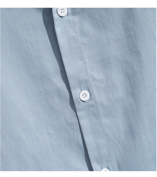 Camisa Casual de Algodón Talla Grande con Efecto Reductor - Image 15