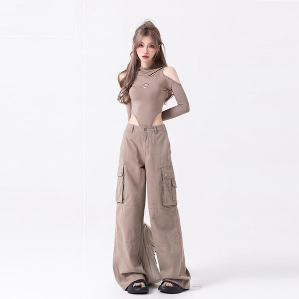 Overol Retro Casual Estilo Americano para Mujer