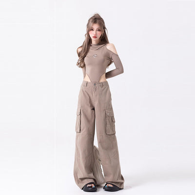 Overol Retro Casual Estilo Americano para Mujer