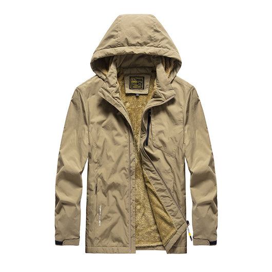 Chaqueta Polar Gruesa para Hombre - Abrigo Casual Moderno Talla Grande - Image 5