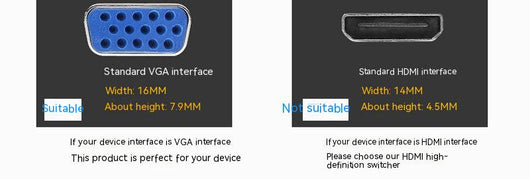 Conmutador VGA 2 en 1 para Compartir Pantalla entre Computadoras - Image 6