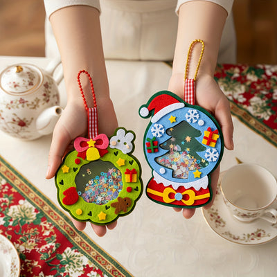 Kit de Adornos Navideños de Fieltro - 4 Diseños Artesanales para Decorar - Image 17