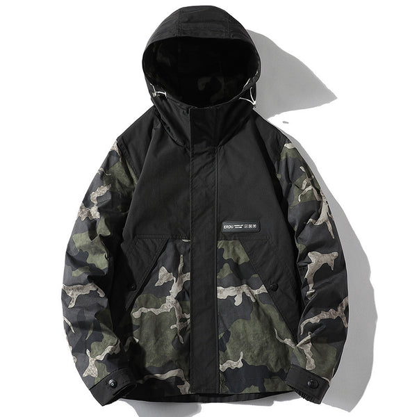 Abrigo Hoodie Hombre Estilo Coreano Oversize