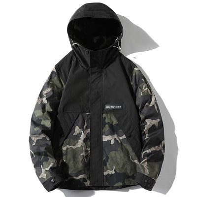 Abrigo Hoodie Hombre Estilo Coreano Oversize
