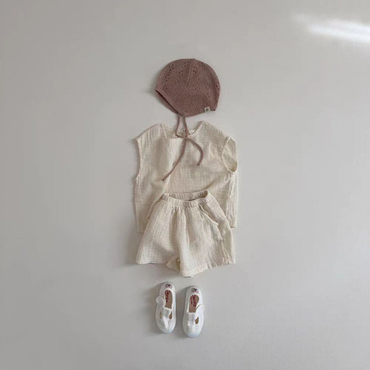Conjunto de Shorts y Chaleco Transpirable a Juego para Niños - Image 16