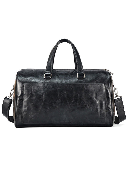 Bolsa de Viaje Retro en Cuero para Hombre - Image 14