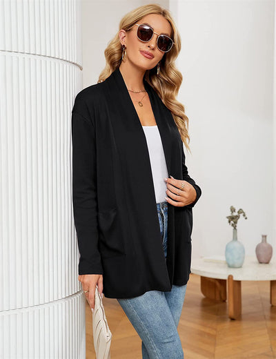 Cardigan Suelto Casual para Mujer con Bolsillos - Image 17