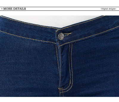 Pantalones Skinny Denim Rotos Estilo Estadounidense - Image 15