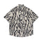 Camisa Estampada PU Delgada para Hombre - Diseño Playa