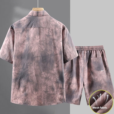 Conjunto de Dos Piezas: Camisa y Shorts Holgados Talla Grande - Image 3