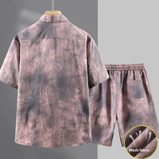Conjunto de Dos Piezas: Camisa y Shorts Holgados Talla Grande - Image 3