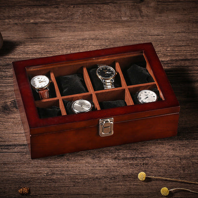 Caja Organizadora de Relojes con Tapa de Cristal - Image 11