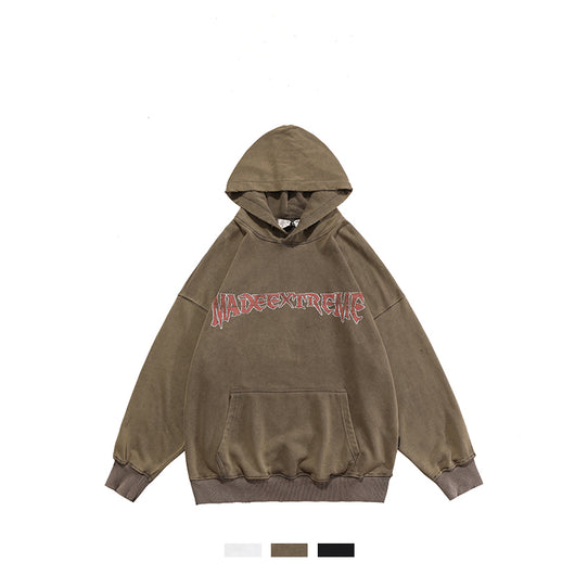 Sudadera Estampada Desgastada Unisex - Diseño Hip-Hop Frente y Espalda - Image 10