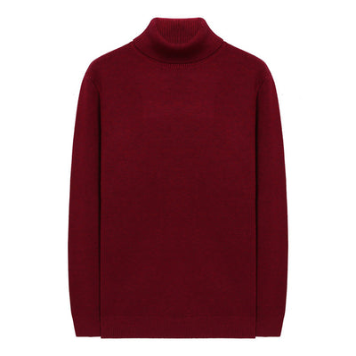 Suéter de Cuello Alto Grueso para Hombre con Mangas Largas - Image 12