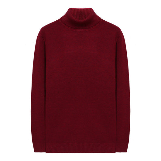 Suéter de Cuello Alto Grueso para Hombre con Mangas Largas - Image 12