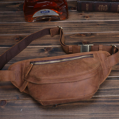 Bolsa Crossbody de Cuero para Hombre - Portamóvil Deportivo - Image 6