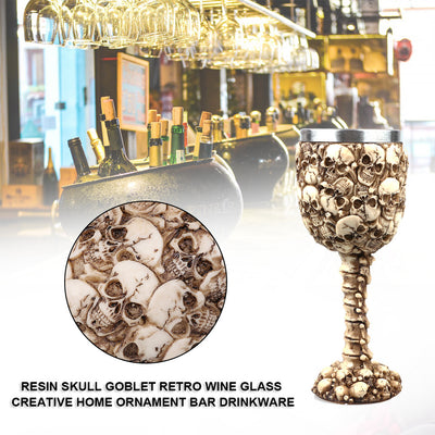 Copa de Vino Calavera Resina Personalizada - Decoración de Lujo - Image 10