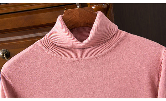Suéter Cuello Alto para Hombre Otoño Invierno - Abrigo Interior Versátil - Image 44
