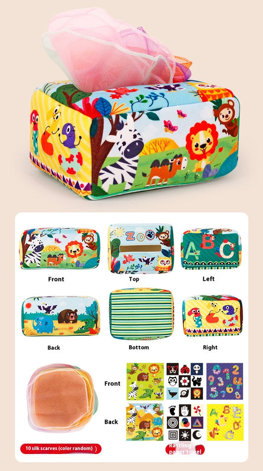 Caja de Juguete con Cordón de Tela para Papel Secante Infantil - Image 20