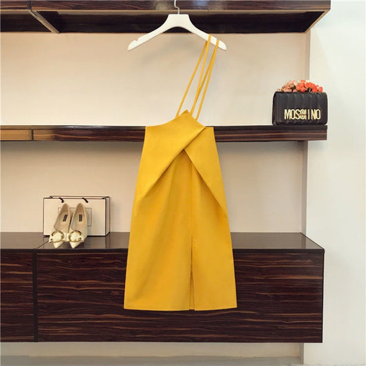 Vestido Camisero Slim con Tirantes para Mujer - Image 3