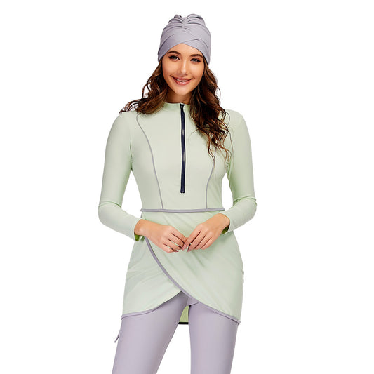 Traje de Baño Conservador Estampado Floral para Mujer - Image 2